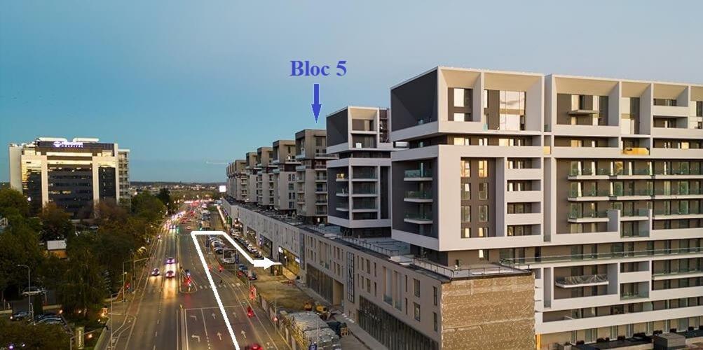 Sunshine - New & Quiet 1Br Apt, Business Area, Close To Airport, Highway A3, Subway Bucharest Exterior photo